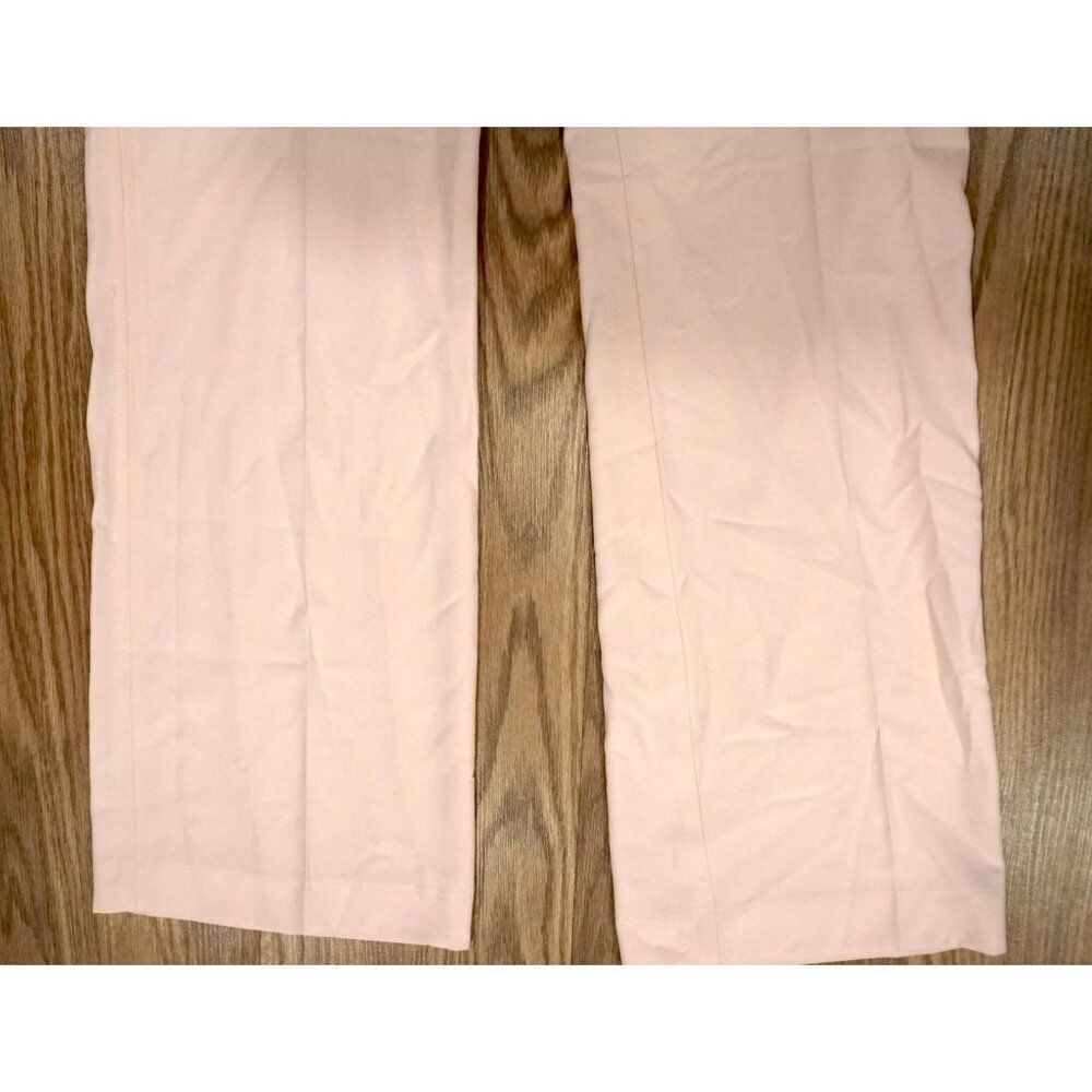 Guess Carla Stretch Crepe High-Rise Straight-Leg Pants - Dolly Pink, Size M NWT - Picture 6 of 13